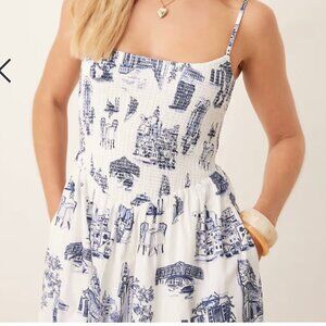 Abercrombie - Women's Dipped-Waist Smocked Midi Dress - Size S